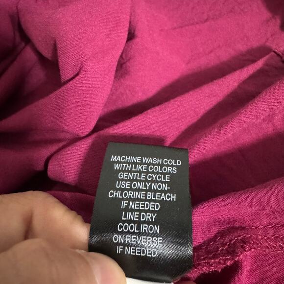 Torrid Dress 2X Wine Tiered Ruffle Keyhole Purple Boho Fall Minimalist - Picture 13 of 15